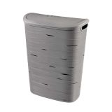KOŠ ZA PERILO CURVER KOŠ ZA PERILO RIBBON 49L SIVA 46X27X59 CM