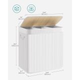 KOŠ ZA PERILO SONGMICS WHITE 3X50L