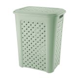 KOŠ ZA PERILO TONTARELLI 50.7 L; 43.5X33.5X55 CM S POKROVOM ARIANNA ZELEN