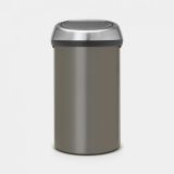 KOŠ ZA SMETI BRABANTIA NA DOTIK 60 L, PLATINUM