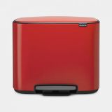 KOŠ ZA SMETI BRABANTIA ZA LOČEVANJE BO PEDAL BIN 3X11 L, RDEČ