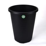 KOŠ ZA SMETI PLA PVC OKROGEL ČRN 15L