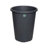 KOŠ ZA SMETI PLA PVC OKROGEL SIV 15L