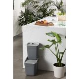 KOŠ ZA SMETI READY TO COLLECT, 10L, TEMNO SIV