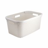 KOŠARA ZA PERILO CURVER 40 L RATAN BELA 60.3X40.3X23.7 CM