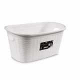 KOŠARA STEFANPLAST 58X38X28 CM 35L BELA