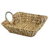 KOŠARA ZA KRUH DOMY 28X28X8 CM KVADRATNA Z INOX ROČAJI