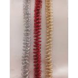 KOŠATA GIRLANDA V SREBRNI/ZLATI/RDEČI BARVI, DOLŽINE 2 M.