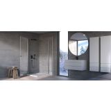 KOTNA KABINA ZA PRHANJE KOLPA SAN Q 90 SBR/1 ANDROMEDA SILVER PROF. PROZ. STEK.