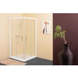 KOTNA KABINA ZA PRHANJE KOLPA SAN TKK 75X90/K SQ LINE H=190 BELI PROF. PROZORNO STEK.