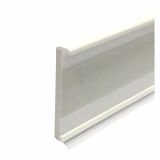 KOTNA ZAKLJUČNA LETEV PVC TALNA BELA 2.5 M