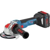 AKUMULAT. KOTNI BRUSILNIK BOSCH PROFESSIONAL GWX 18V-10 SC, 125 MM V L-BOXX-U