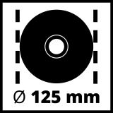 EINHELL KOTNI BRUSILNIK TE-AG 125 CE KIT