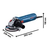 KOTNI BRUSILNIK GWS 12-125 + 1X BRUSNA PLOŠČA