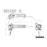 KOTNI BRUSILNIK METABO WEBA 20-125 QUICK BL