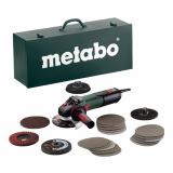 KOTNI BRUSILNIK METABO WEV 15-125 QUICK INOX SET