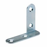 POHIŠTVEN KOTNIK HETTICH DIY 30X40X10X1,5 MM, LEV, POCINKAN