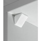 KOTNIK ZA POHIŠTVO HETTICH DIY 22X24X22 MM PVC, BEL, V ZAVOJU JE 4 KOS