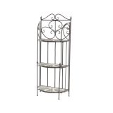 KOVINSKA MIZA DECORIS SIENA MOZAIK REGAL 27X53.5X130 CM