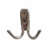 KOVINSKA OBEŠALNA KLJUKA DVOKRAKA NIKLJANA