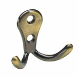 KOVINSKI OBEŠALNIK 2 KLJUKI HETTICH DIY, 52X54X24 MM, BRUNIRAN