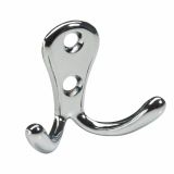 KOVINSKI OBEŠALNIK 2 KLJUKI HETTICH DIY, 52X54X24 MM, KROMIRAN