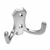 KOVINSKI OBEŠALNIK 2 KLJUKI HETTICH DIY, 77X47X31 MM, IZGLED ALUMINIJ