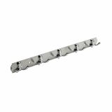 KOVINSKI GARDEROBNI OBEŠALNIK HETTICH DIY, 485X38X33 MM, 5 KLJUK, KROMIRAN