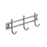 KOVINSKA OBEŠALNA KLJUKA HETTICH DIY NERJAVNA 3 KLJUKE 220X75X50 MM