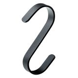 KOVINSKA OBEŠALNA KLJUKA HETTICH DIY S - KAVELJ PLOŠČATI ČRN 75X65X10MM