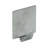 KOVINSKA OBEŠALNA KLJUKA HETTICH DIY SAMOLEPILNA, 35X39X20 MM, IZGLED INOX