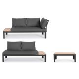 KOVINSKA VRTNA GARNITURA BIZZOTTO NARELLE CHAR YK13 KOTNA SOFA SET3 W-CU