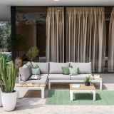 KOVINSKA VRTNA GARNITURA MQ MONO, KOTNA 3 DELNA