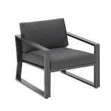 KOVINSKA VRTNA GARNITURA NATERIAL SET LYRA + MIZICA SIVA ALU