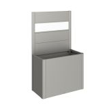 KOVINSKA VRTNA GREDA BIOHORT 4X102X91 CM PANELI Z AKRILNIM STEKLOM 1M