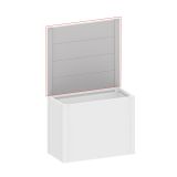 KOVINSKA VRTNA GREDA BIOHORT 4X102X91 CM ZASTIRNI PANO 1M