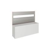 KOVINSKA VRTNA GREDA BIOHORT 4X201X91 CM PANELI Z AKRILNIM STEKLOM 2M