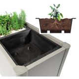KOVINSKA VRTNA GREDA BIOHORT 50X50X18 CM VLOŽEK ZA SADILNIK 1 KOS