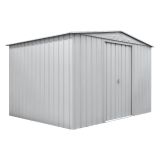 KOVINSKA VRTNA HIŠKA GLOBEL DREAM 108 SREBRNA Š296 X G238 X V203 CM