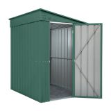 KOVINSKA VRTNA HIŠKA GLOBEL LEANTO 56 ZELENA Š145 X G172 X V204 CM