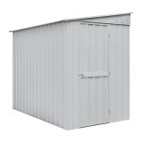 KOVINSKA VRTNA HIŠKA GLOBEL LEANTO 58 SREBRNA Š145 X G234 X V204 CM