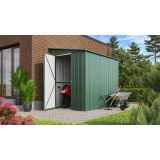 KOVINSKA VRTNA HIŠKA GLOBEL LEANTO 58 ZELENA Š145 X G234 X V204 CM