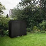 KOVINSKA VRTNA HIŠKA GLOBEL SKILLION 84 ANTRACIT Š234 X G113 X V199 CM