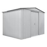 KOVINSKA VRTNA HIŠKA GLOBEL TOWER 108 SREBRNA Š296 X G238 X V203 CM