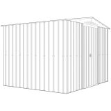 KOVINSKA VRTNA HIŠKA GLOBEL TOWER 108 SREBRNA Š296 X G238 X V203 CM