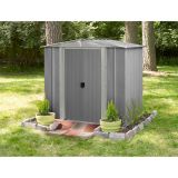 KOVINSKA VRTNA HIŠKA PERGART DÜSSELDORF EN65G GRAFIT Š194 X D151 X V172 CM