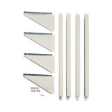 DODATKI ZA KOVINSKE HIŠKE PERGART KOMPLET REGALOV ZA ARROW BREZ POLIC