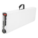 KOVINSKA VRTNA KLOP MIRPOL VIVID 183X28 CM, BELA