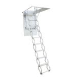 KOVINSKE PODSTREŠNE STOPNICE LOŽ METALPRES 90X130/270 CM HARMO LUX KOVINSKE BELE