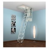 KOVINSKE PODSTREŠNE STOPNICE LOŽ METALPRES 90X130/270 CM HARMO LUX KOVINSKE BELE